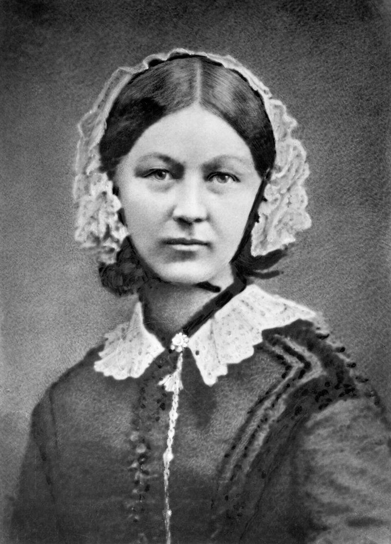 Florence Nightingale, photographed by Henry Hering