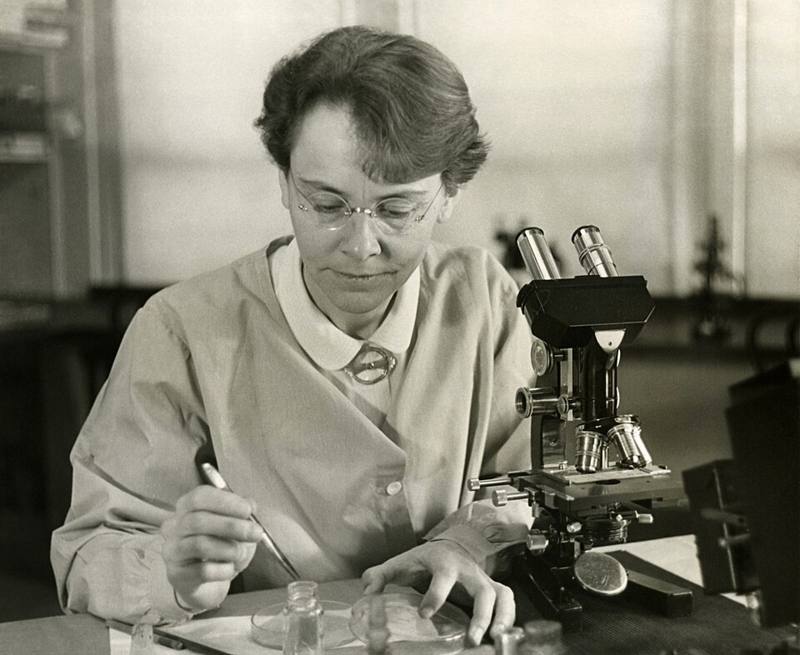 Portrait of Barbara McClintock