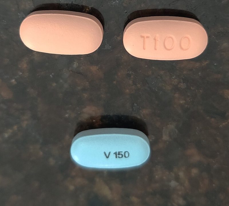 A day's doses of Trikafta tablets