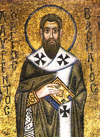 Mosaic of Saint Basil the Great, Saint Sophia Cathedral, Kyiv, 11th century