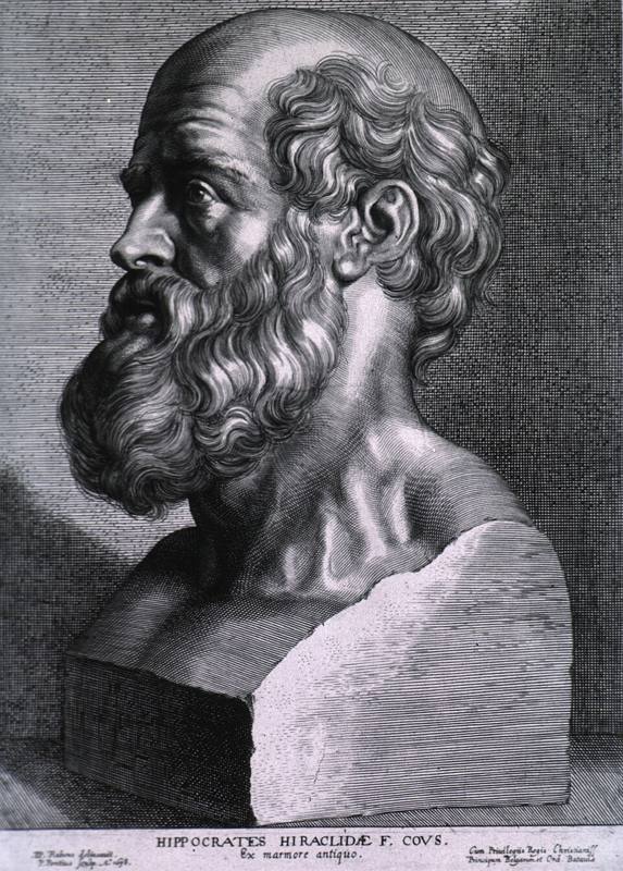 Portrait of Hippocrates of Cos